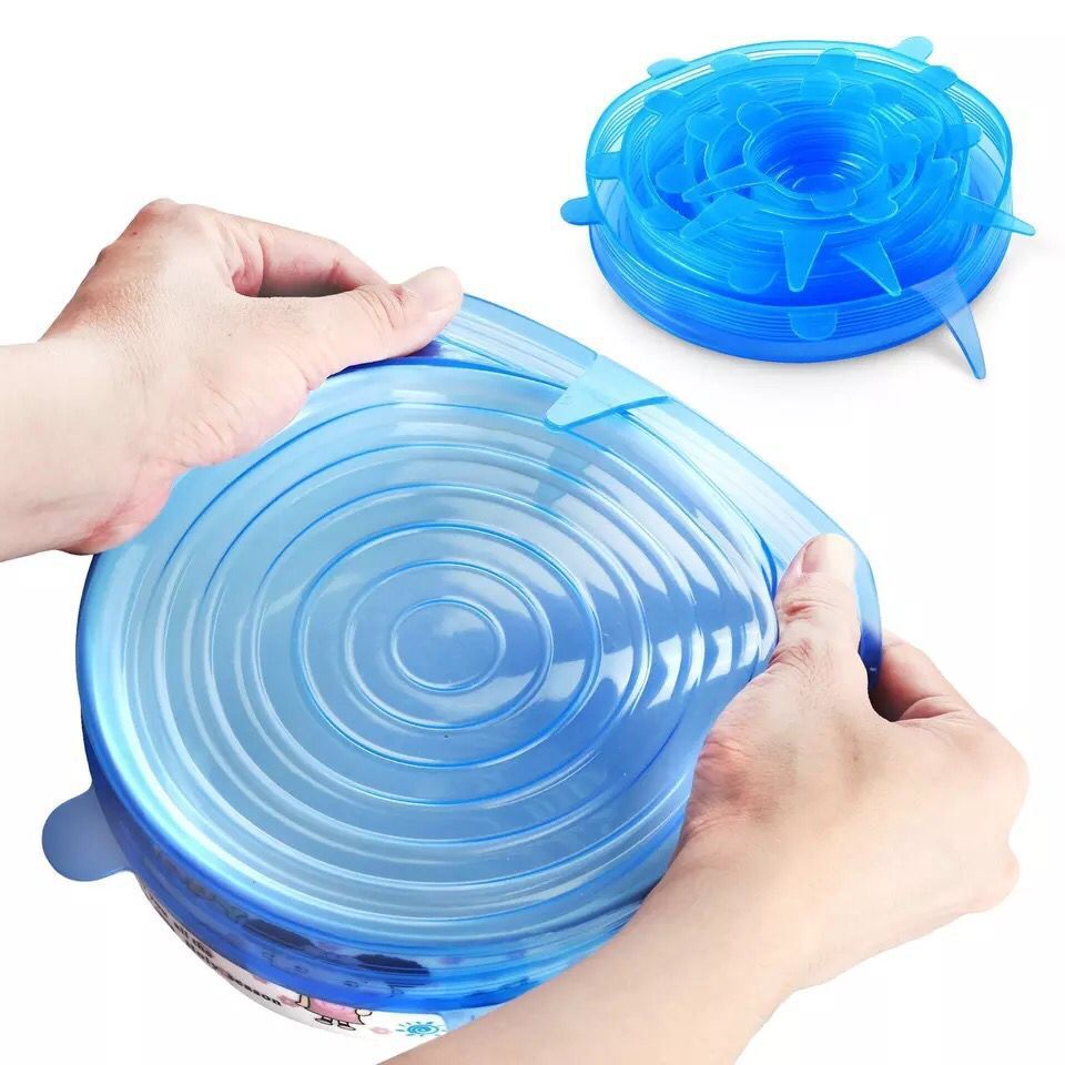 Elastiske Silikone Låg